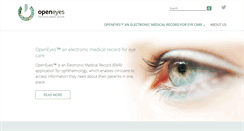 Desktop Screenshot of openeyes.org.uk