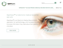 Tablet Screenshot of openeyes.org.uk